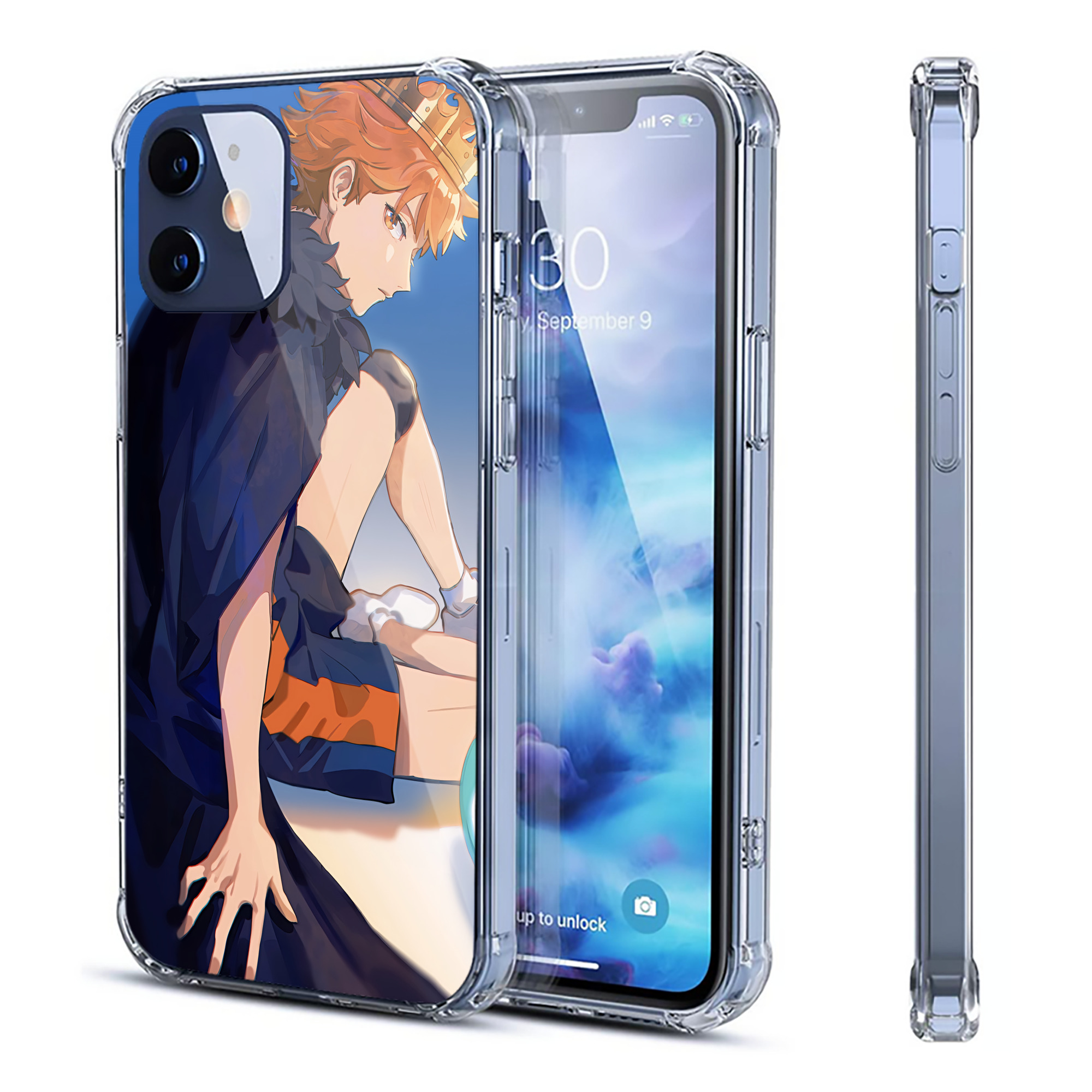 （画像用） ハイキュー!! Haikyu!! 【iPhone 12シリーズ対応】透明スマホケース（クリアソフトケース）
